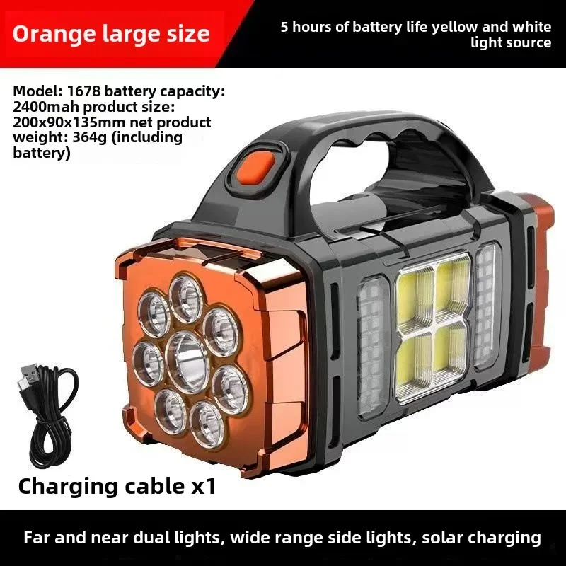 COB Lampu Sorot Portabel Darur - Camping Solar Lantern ulasan dan harga