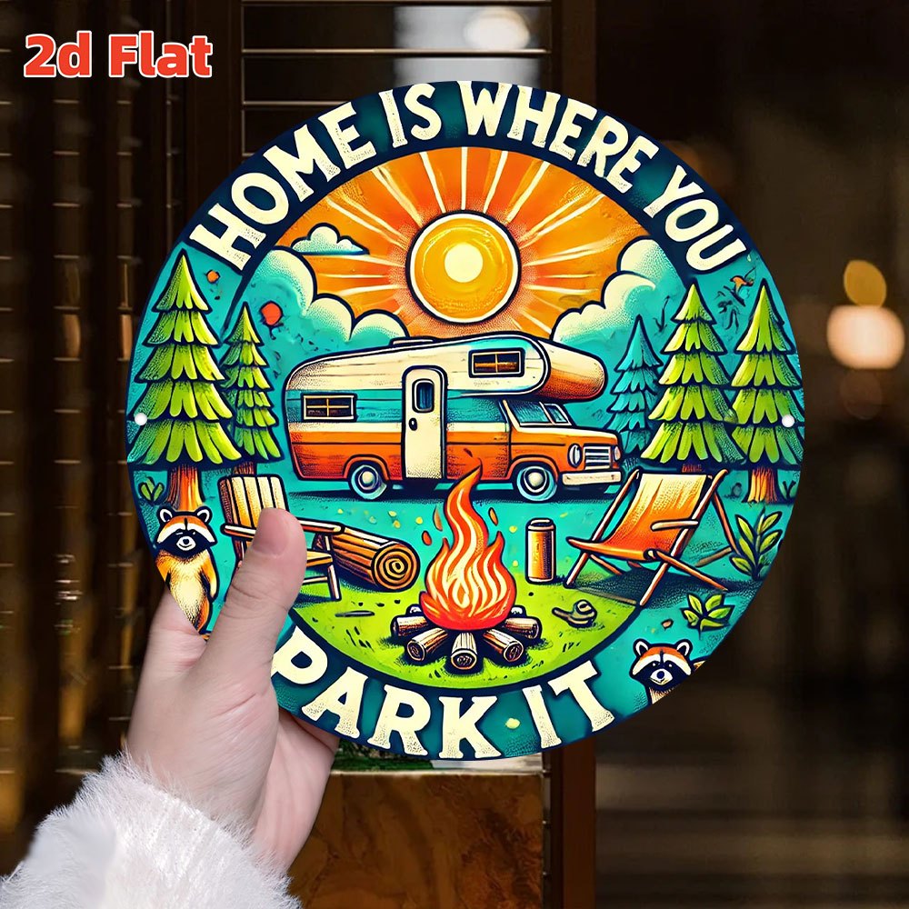 Papan hiasan dinding kayu bert - Outdoor Camping Quotes ulasan dan harga