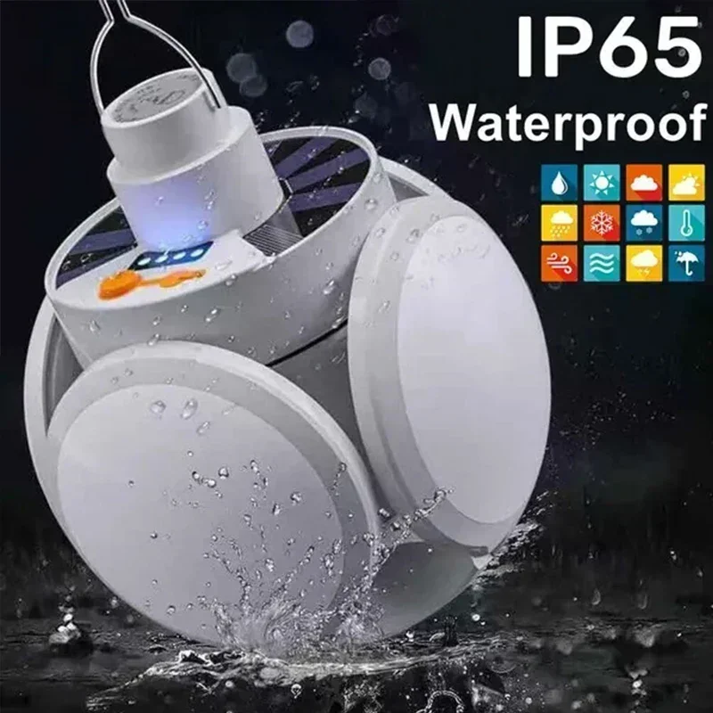 Lampu Kemah Energi Surya 5 Mod - Camping Solar Lantern ulasan dan harga