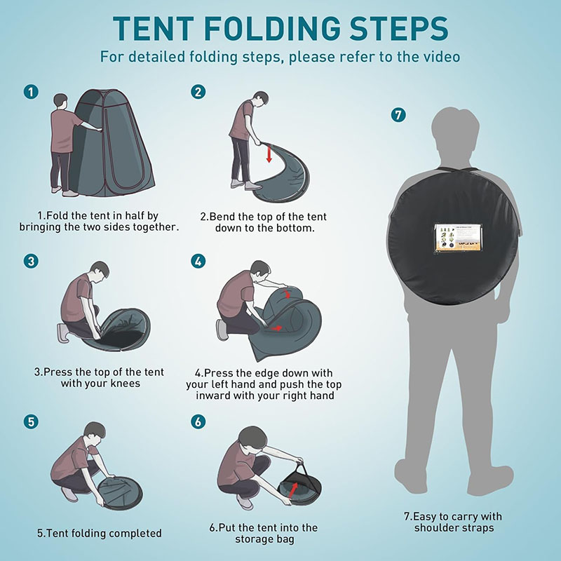 ‌ Tenda Toilet Pop-Up Portabel - Outdoor Camping Toilet Tent ulasan dan harga