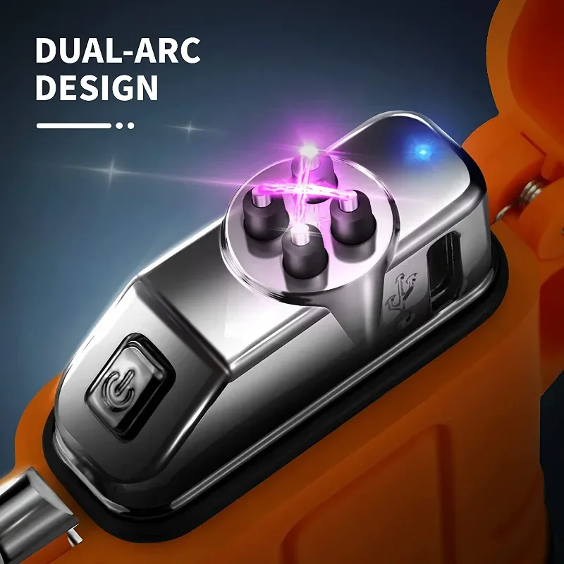 2023 baru tahan air Double Arc - Outdoor Windproof Lighter ulasan dan harga