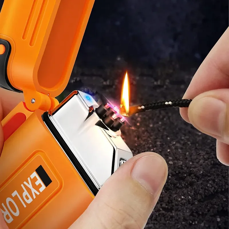 2023 baru tahan air Double Arc - Outdoor Windproof Lighter ulasan dan harga