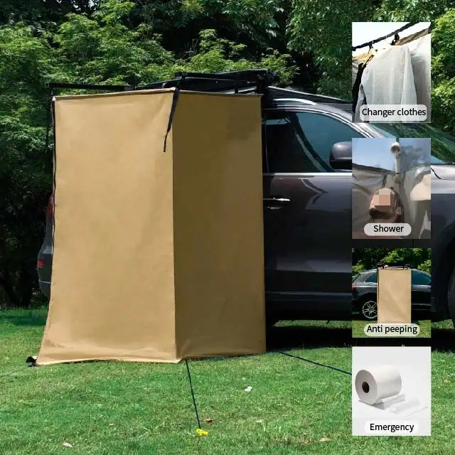 Tenda mandi samping mobil, ten - Outdoor Camping Toilet Tent ulasan dan harga
