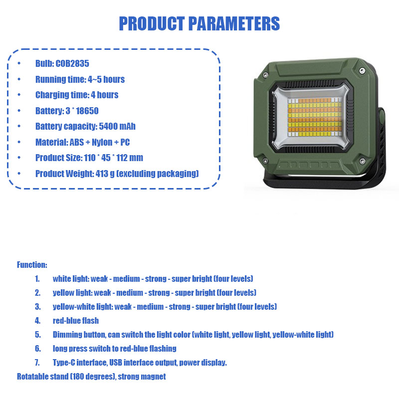 VOLODYMYR Lampu Tenda Berkemah - Outdoor Camping Tent Waterproof ulasan dan harga