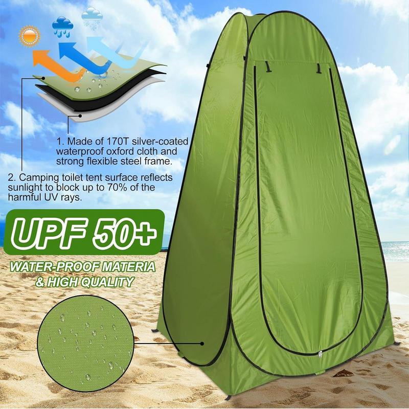 Tenda Berkemah Luar Ruangan Po - Outdoor Camping Toilet Tent ulasan dan harga