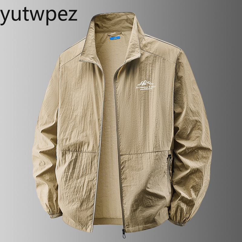 Jaket Ringan Pria UPF50+ untuk - Outdoor Camping Brand ulasan dan harga
