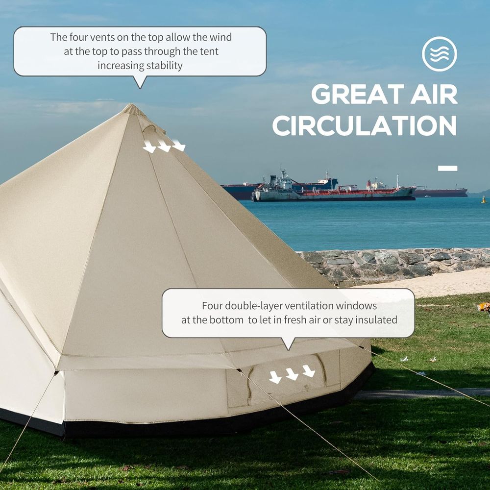 Tenda Glamping Luas untuk 10 O - Outdoor Camping And Glamping ulasan dan harga