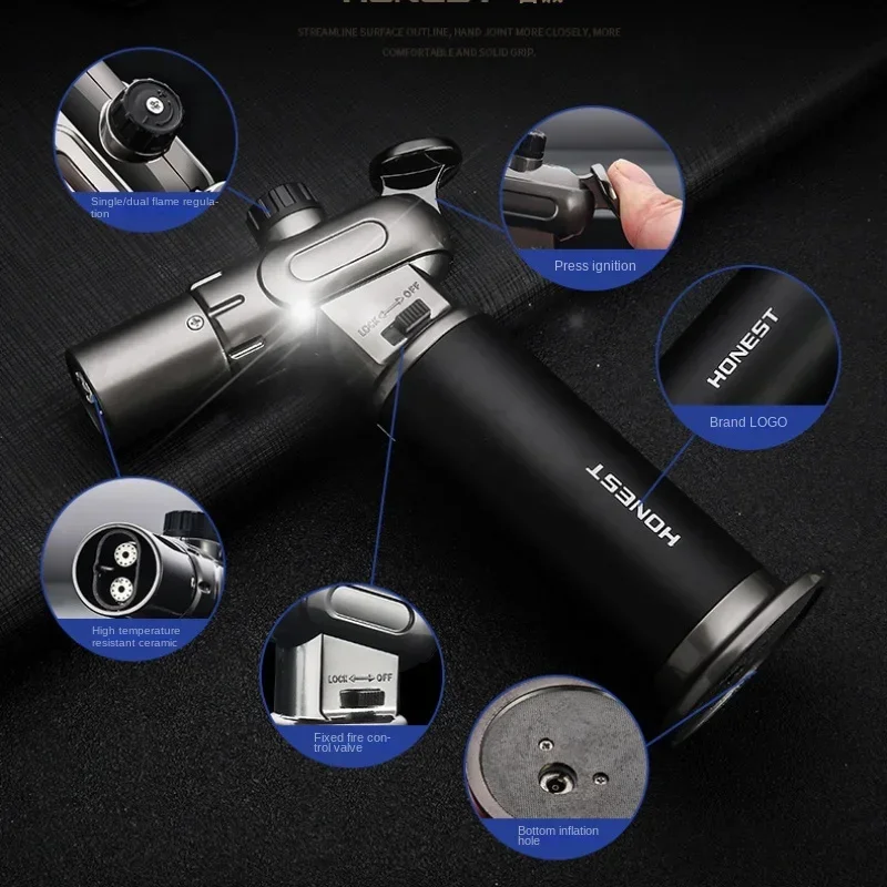 Jujur logam tunggal dan ganda  - Outdoor Windproof Lighter ulasan dan harga