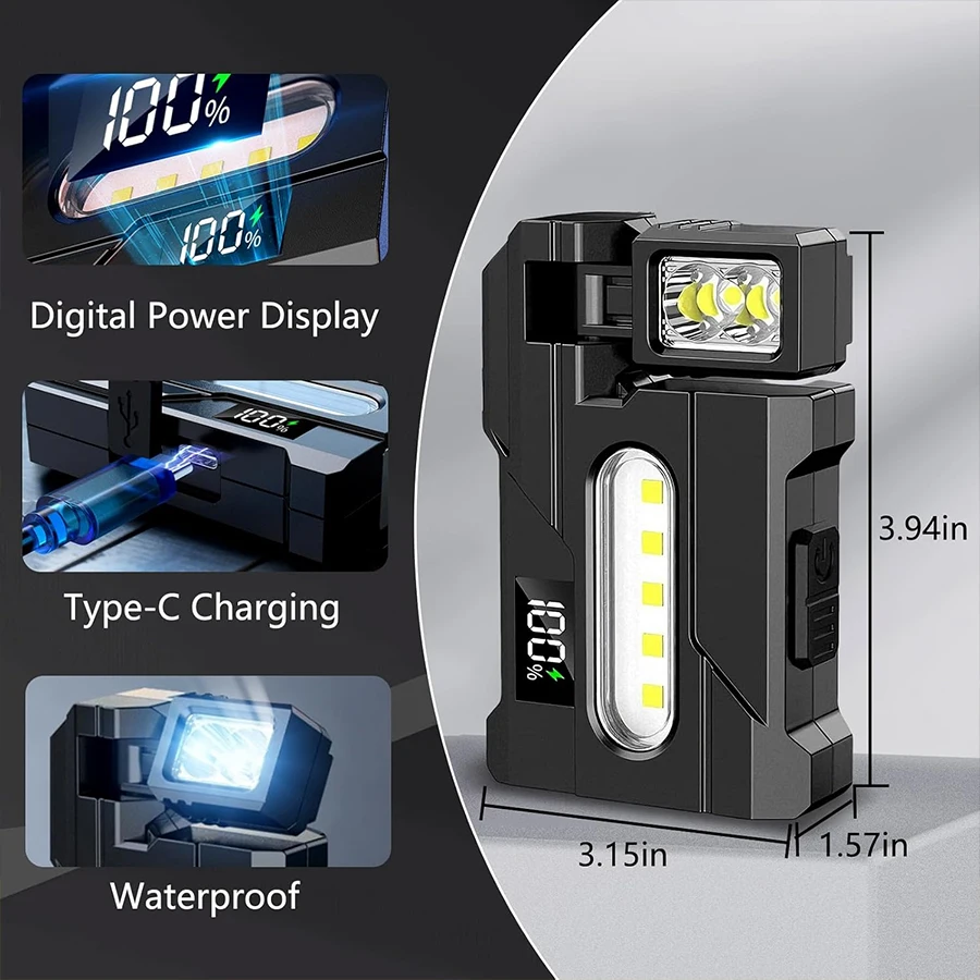 Senter EDC Ultra Terang Multif - Headlamp ulasan dan harga