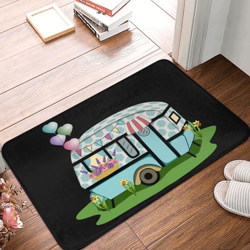 Custom Happy Camper keset Kema - Outdoor Camping Quotes ulasan dan harga