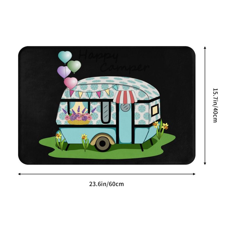Custom Happy Camper keset Kema - Outdoor Camping Quotes ulasan dan harga