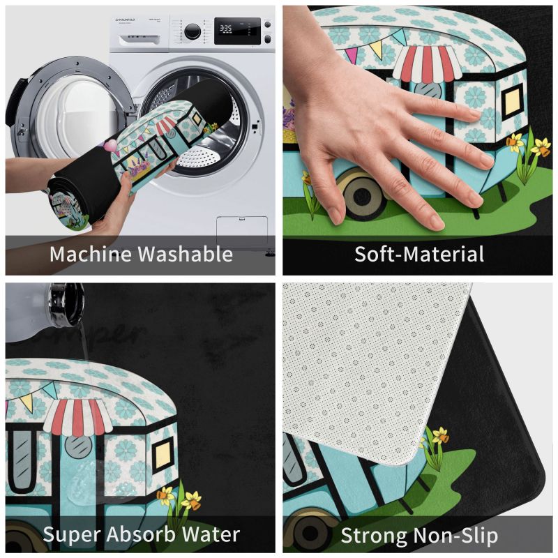 Custom Happy Camper keset Kema - Outdoor Camping Quotes ulasan dan harga