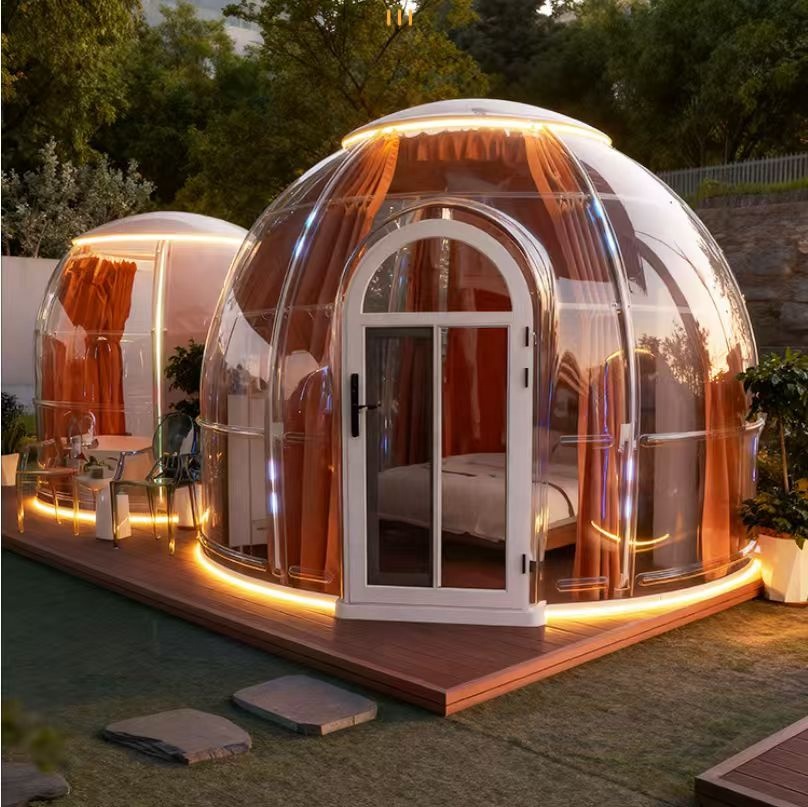 Rumah Kubah Gelembung Transpar - Outdoor Camping And Glamping ulasan dan harga