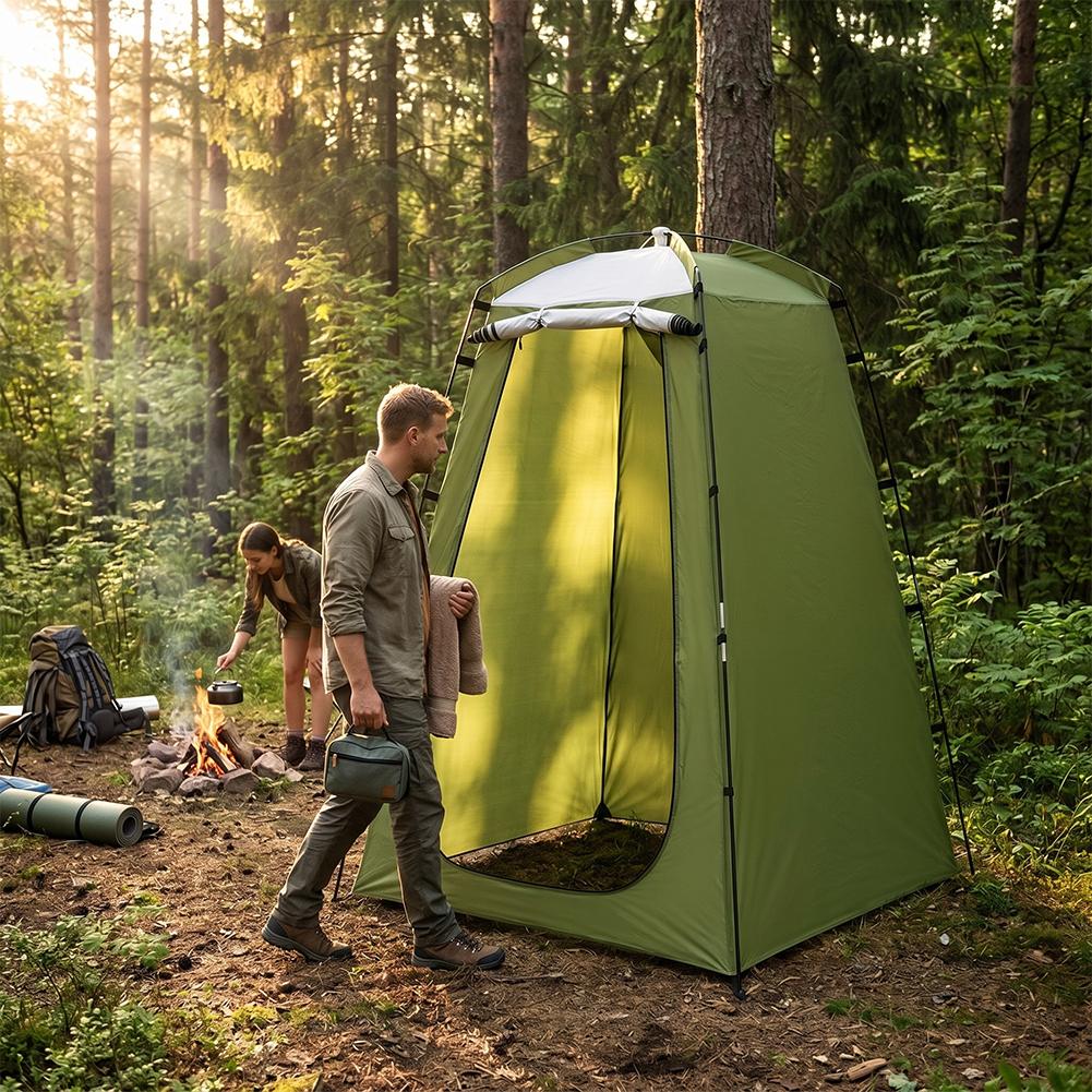 Tenda Privasi Portabel Luar Ru - Outdoor Camping Toilet Tent ulasan dan harga