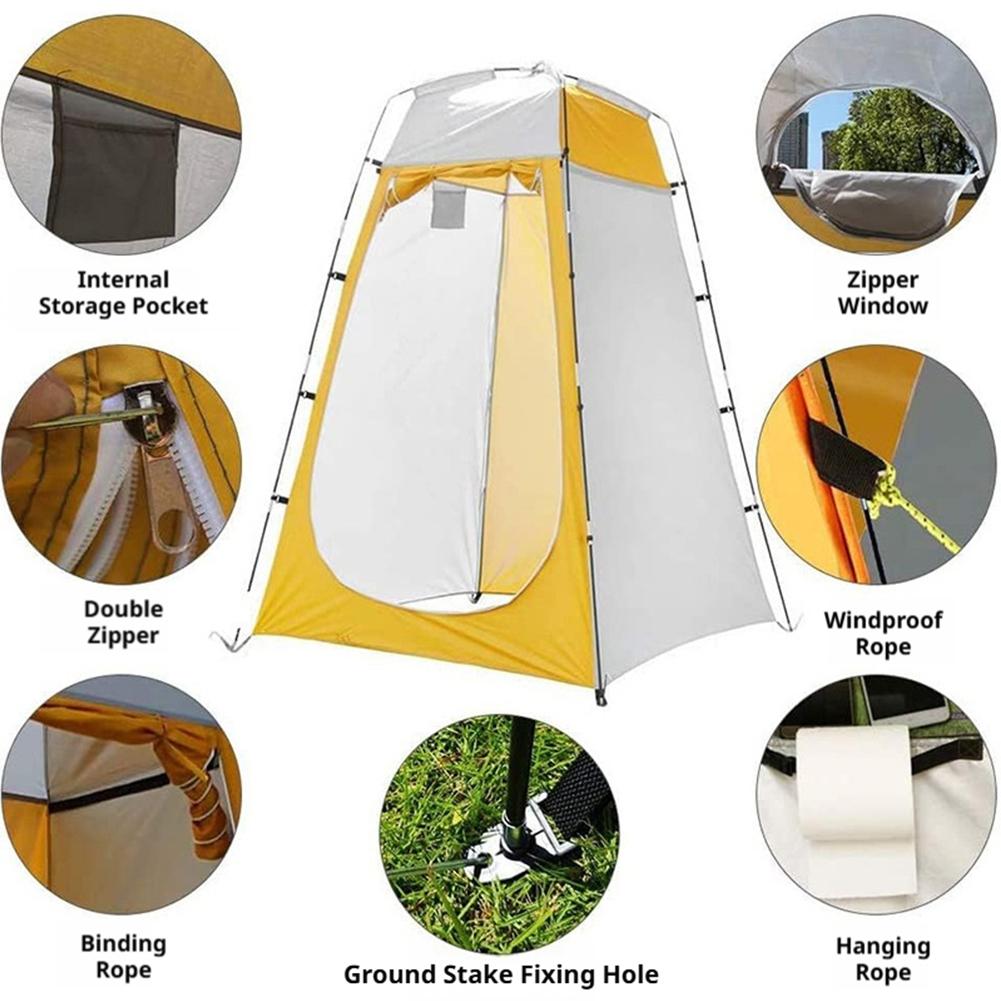 Tenda Privasi Portabel Luar Ru - Outdoor Camping Toilet Tent ulasan dan harga