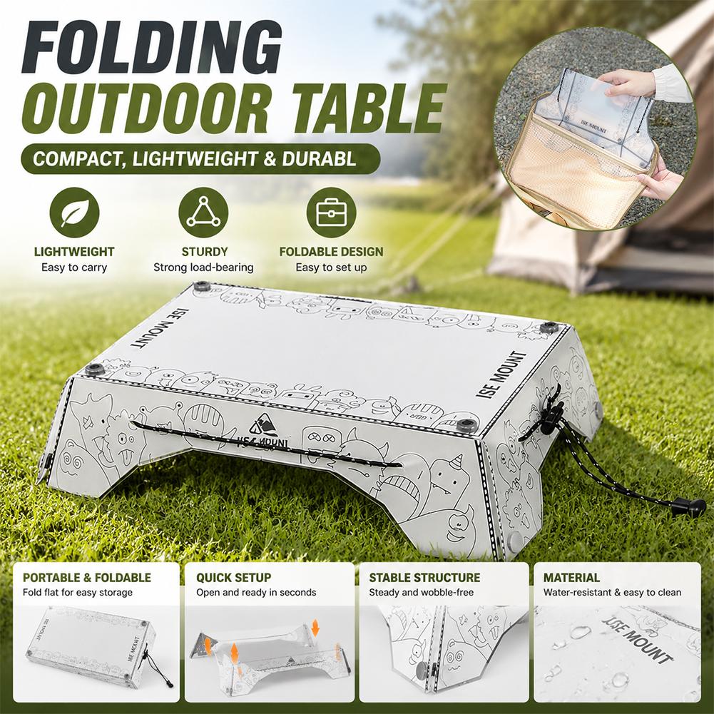 Meja Lipat Papan PP Luar Ruang - Outdoor Camping Bin ulasan dan harga
