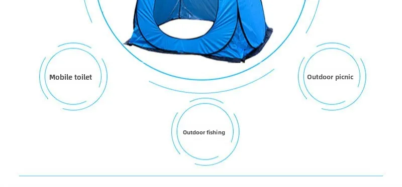 Tenda mandi tenda ganti baju t - Outdoor Camping Toilet Tent ulasan dan harga