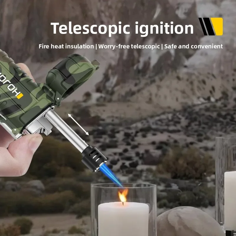 Pemantik Api Teleskopik Tahan  - Outdoor Windproof Lighter ulasan dan harga
