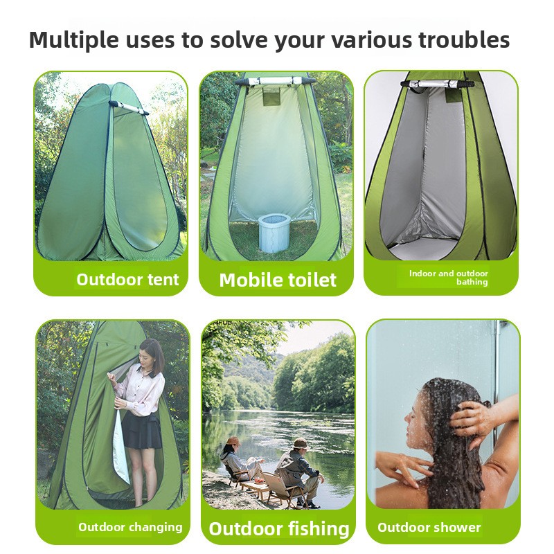 Tenda Privasi Lapis Tunggal Ot - Outdoor Camping Toilet Tent ulasan dan harga